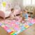 HBUFBUQ 2.5×4 ft ABC Rug for Kids Room Nursery Classroom Rug, Kids Rugs for Playroom Bedroom, Boys Girls Non-Slip Educational Play Mat with Alphabet Numbers Animals Shapes Seasons