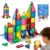 HDCooL Magnetic Tiles, 32 PCS Giant Magnetic Tiles with Iron Box, Choke-Proof Design with Strong Magnets, STEM Educational Toys for Kids Ages 3+, Portable Building Blocks Gift for Boys/Girls