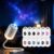HD Holographic Night Light Projector, 2-in-1 Galaxy Star and Ocean Projector with Interchangeable Films, 360 Rotating USB Powered Ceiling Projection Lamp for Bedroom Car Decor (12 Projection Films)