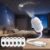 HD Holographic Night Light Projector, 2-in-1 Galaxy Star and Ocean Projector with Interchangeable Films, 360 Rotating USB Powered Ceiling Projection Lamp for Bedroom Car Decor (6 Projection Films)
