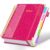 HDhuiun Hardcover Spiral Notebook with Removable Dividers & Tabs, 8″x10″ 5 Subject Notebooks for Work, 300 Pages College Ruled Notebook, B5 Sparkle Lined Journal for Women Girls Note-Taking (Rose Red)