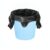 HDPE Vest-Style Trash Bags with Handles, Black Waste Liners for Kitchen and Office Use, 50 Count