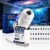 HD Smart Dynamic 5D Holographic Night Light Projector, Plug and Play 2-in-1 Galaxy Star and Ocean Projector with 24 Films, 360 Rotating USB Powered Ceiling Light for Bedroom Decor (with 24 Films)