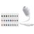 Hd Smart Dynamic 5d Holographic Night Light Projector, Portable Baby Projector , 360° Adjustable Hd Galaxy and Ocean Projector for Bedroom Ceiling (24 Projection Films)