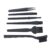 Headerbs Anti Static Brush Set 6 Pieces Nylon Brushes with Tweezer for Cleaning Keyboard Circuit Board Electronics PC Laptop Camera