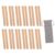 Headerbs Wooden Rhythm Sticks, Beech Wood Claves 12 Pairs 7.79 X 0.78 Inch with Storage Bag, Clear Tone Group Percussion for Kids Classroom Orff Music Band Practice