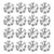 Head Metal Paper Fasteners 100pcs for DIY Craft and Office Use