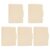 Healeved 5pcs Beige Manila Paper File Folder Set for Business Contract and Legal Document Filing with Spacious Design and Easy Identification for Office and Classroom Organization