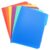 Healeved 6pcs Plastic File Organizer Folders for Office and School Use Lightweight and Easy to Carry Testing Paper Folder with Inner Clip Design for Document and Test Paper Random Color