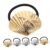 Healeved Metal Hair Scrunchies and Resistant to Deformation 6pcs with Sea Star and Shell Design Elastic Hair Ties Comfortable Wear for Women for Casual Outings and Gathering