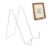 Healeved Metal Picture Easel Stand Large White Iron Plate Holder Display Stand for Photos Plates Books Tabletop Decor