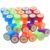 Healifty 26pcs Multi-Color Plastic Number Stamps with Mathematical Symbols, Sturdy Hard Plastic Material, Cartoon Shape, for Learning and Party Bag Fun