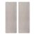 Healifty 2pcs Stainless Steel Nameplate Blanks with Adhesive Backing, Smooth Surface Metal Plates for DIY Engraving, Precision Cut Edges with Hole, for Mailbox and Furniture Labels in Home