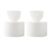 Healifty 2 Rolls of Disposable Cotton Face Towels 60 Pieces Each, Soft and Safe for Babies, No Chemical Addition, Dry and Wet Cleansing Wipes for Makeup Removal and Travel Use