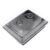 HEALLILY Black Plastic Growing Tray for Flower Seedlings with Air Design and Humiture Adjustable Features, for Home Gardening and Flower Nursery Production
