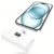 Healluvor 6000mAh Power Bank with 3 in 1 Cable Battery Pack, Black