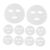 Healvian 10pcs Fiber Facial Sheet Masks for Women and Pre-cut Breathable Cotton Spa Face Covers for At-home Skincare Lightweight and Use Face Mask Sheets for Travel and Regular Beauty