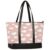 Heart Canvas Laptop Tote Bag for Women, 15.6 Inch Work Bag