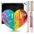Heart Sensory Activity Board, Stress Relief Silicone Toddler Sensory Toy