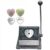 Heart Shape Paper Hole Punch, Manual Graphic Punch and Die Cutting Machine for Badge Making, 57mm x 53mm