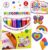 Heat‑Activated 3D Puffy Art Markers, DIY Bubble Painting Craft Pens，6