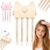 Heated Hair Volume Clip, Cordless Root Lifter, 2 Heat Settings，Yellow