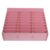 HEATSHAKING Wooden Cell Phones Storage Box with 24 Grid Multifunctional Design for Home Use and Meeting Room, Pink Office Desktop Organizer for Mobile Phones, Tablets, and Small Supplies