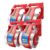 Heavy-Duty Clear Packing Tape with Dispenser, 4 Rolls, 2.7 in x 3.9 in