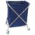 Heavy Du Foldable Laundry Cart with Wheels 100Kg Capaci Removable Canvas Lining Portable Sorter Basket for Easy Home nizat