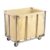 Heavy Du Industrial Rolling Laundry Cart – 12 Bushel (400L) Commercial Laundry Basket with Wheels & Removable Liner Bag – 440 lbs Capaci for Home & Business Use