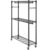 Heavy Duty 400 lbs Clothing Rack 2 Rods 3 Tier Rolling Garment Rack Closet