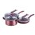 Heavy Duty 7 Piece Food Grade Aluminum Alloy Cookware Set Heat Resistant Stock Pot + Wok Pan Kitchen Cookware with Glass Lid