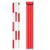 Heavy Duty Detachable Centering Rod – Aluminum Modular Survey Range Pole 2m/3m/5m with Rivet Reinforced Design, Hardened Metal Spike & Portable Oxford Storage Bag for Surveying Professionals