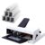 Heavy Duty Double Head Stapler, Long Reach Anti-Jam for Office
