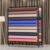 Heavy Duty Fabric Roll Storage Rack – Adjustable Textile Cart with 16 Rods, Metal Display for Vinyl and Curtain Samples, Large Color Card Organizer (W145cm)
