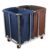 Heavy Duty Laundry Sorter Cart on Wheels – Commercial Laundry Trolley with Removable Bag for Hotels and Laundry Rooms – and Efficient Laundry (Size: B)