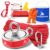 Heavy Duty Magnet Fishing Kit, 2600LB Double-Sided Magnet and 98ft Rope