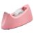 Heavy Duty One-Handed Weighted Office Tape Dispenser, Fits 1″ Core, Pink