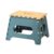 Heavy Duty Plastic Folding Stool with Handle, Indoor Outdoor Step Stool