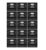 Heavy Duty Plastic Storage Milk Crate 16QT, Square Lattice Design, Stackable Utility Organizer Bin, 13x13x11 Inch, Made in USA Half Pallet of 48 Pcs (Black)