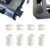 Heavy Duty Replacement Feet End Caps for HDX Shelving Units, Storage Rack Accessories, 4-Pack Fit 18″ 24″，Grey