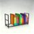 Heavy‑Duty Rolling Cardboard Box Organizer Cart, Metal Upright Cardboard Recycling Storage Rack with Dividers & Wheels for Warehouse Garage Shipping Workshop