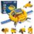 Hechify 6-in-1 Solar Robot Building Kit for Boys Aged 8-13, Educational Robotic Toys for Kids, Science Kits STEM Toys Birthday Gifts for 8 9 10 11 12 Years Old Boys Girls Teens (Yellow)
