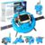Hechify STEM Education Solar Robots Toys for Kids Age 8+, 6-in-1 DIY Science Kit Space Toys, 120 Pcs Building Experiment Robotics Set Birthday Gifts for Boys & Girls