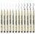 Heclia 12 Pcs Fineliner Black Drawing Pens Waterproof Archival Ink