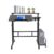 Height Adjustable Mobile Standing Desk, Tiltable Laptop Desk for Sitting