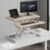 Height Adjustable Standing Desk Converter, Sit to Stand Desk Riser with Keyboard Tray, Ergonomic Workspace Solution for Home Office, 65/75/80/95cm