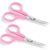 HekouJiub 2Pcs Curved Scissors 3/4″ Embroidery Applique Scissors for Sewing