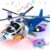 Helicopter Toy for Toddlers With Lights And Sounds, 360°Freedom And Operated Automatic Bump Autism Sensory Light Up Toys Airplane for Toddler Boy Toys 3 4 5 Year Old Up Boy Girl Birthday (Blue)