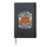 Hello Fall Pumpkin Autumn Cozy Harvest Thanksgiving Seasonal Hardcover Journal, Black